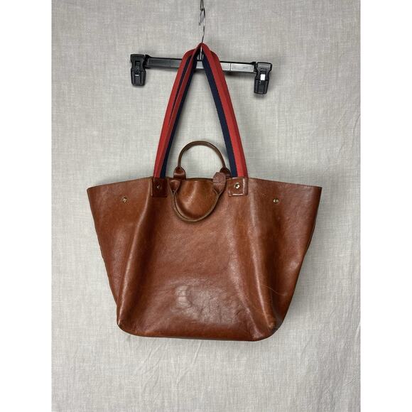 Clare V Tote Brown Leather purse - Picture 1 of 14